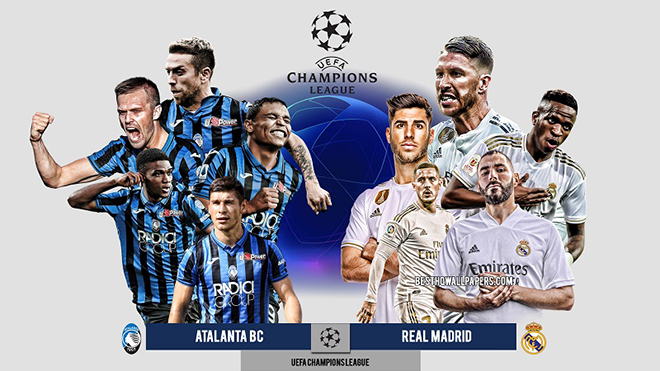 Atalanta vs Real Madrid. Lịch thi đấu Cúp C1. Với Atalanta